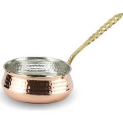 Hammered Copper Sauce Pan - 23x11 - Copper Saucepans & Saucepots