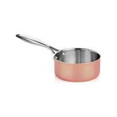 Copper Coated Milk Pan 16 cm - 27x16 - Copper Saucepans & Saucepots