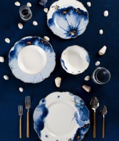 24 Pieces New Bone China Dinnerware Set