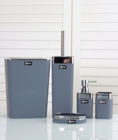 5-Pieces Acrylic Square Bathroom Set