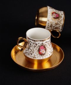 Porcelain Coffee Cup Set