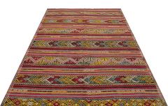 Unique Klim Vintage Real Tumbled Carpet - 253x158 - Colorful Area Rugs, Wool Area Rugs