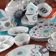 41 Piece Chic Breakfast Set, Service For 6