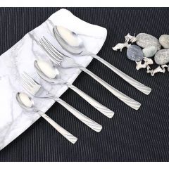 60 Piece Silver Flatware Set, Service for 12