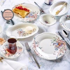 26 Piece Stoneware Breakfast Set, Service for 6