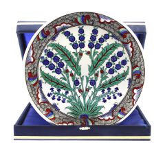 Porcelain Authentic Tree of Life Plate and Box - 30x30 - Colorful Plates