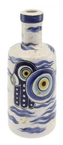 Evil Eye 900 ML Olive Oil Bottle - 11x11 - Blue Serving Tools