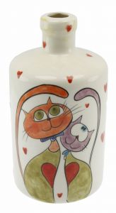 Fun Aşuk and Maşuk Model Oil Bottle 900ml - 10x10 - Colorful Serving Tools