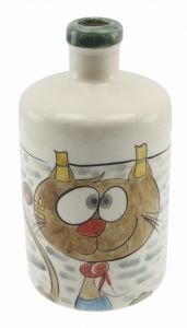 Fun Model Dowdy Cat Oil Bottle 900ml - 10x10 - Colorful Serving Tools