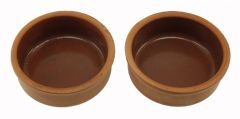 2 Combination Rice Pudding And Casserole - 12x12 - Brown Bowls