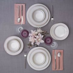 24 Piece Dinnerware, Service for 6