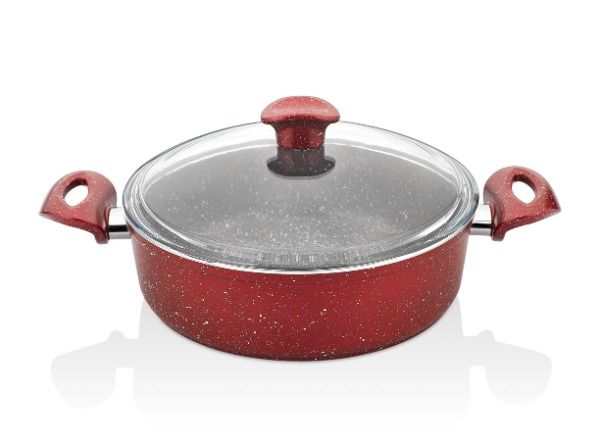 Cast Iron Pan Big Pot Round Bottom Wok Uncoated Non Stick Double