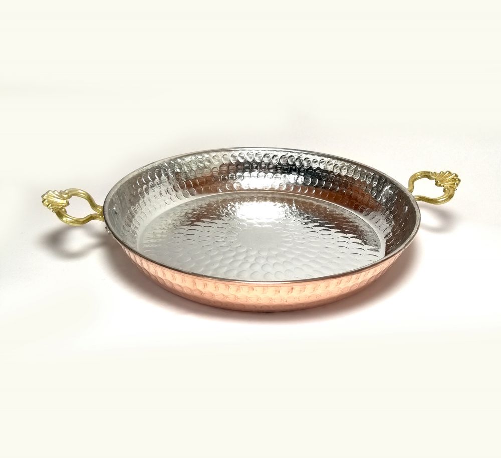 Buy Handcrafted Red Copper Pan - For Sale - Turkeyfamousfor