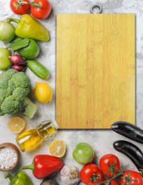Chinese Style Large Size Bamboo Cutting Board, Carbonized Chopping Block,  Crafts Vegetable Fruit Chopping Board, Rectangular Wooden Knife Board For  Home Kitchen